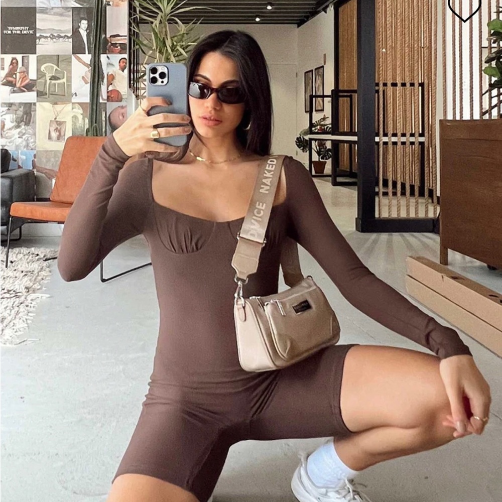 Brand new with tags princess polly brown romper